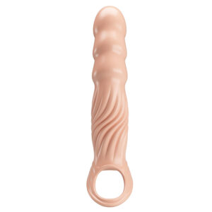For Him-Strukturierte Penis-Kappe mit TPE-Extendern, still · Sextoys (Bild 8)