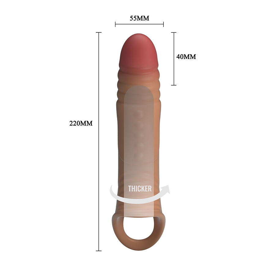 For Him-Penishülle Vibrator für Penis-TPE, still · Sextoys (Bild 6)