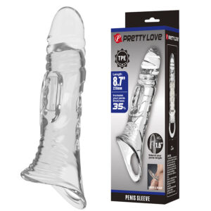 For Him-Pretty Love Penishülle Transparent für Penis-TPE, still · Sextoys (Bild 9)