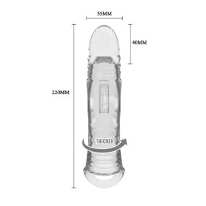 For Him-Pretty Love Penishülle Transparent für Penis-TPE, still · Sextoys (Bild 6)