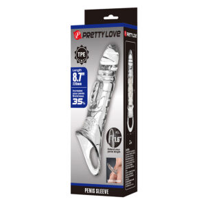 For Him-Pretty Love Penishülle Transparent für Penis-TPE, still · Sextoys (Bild 8)