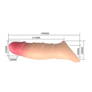 For Him-Darnell Penishülle Penis Realistische Wirkung-TPE, Stille · Sextoys (Bild 10)