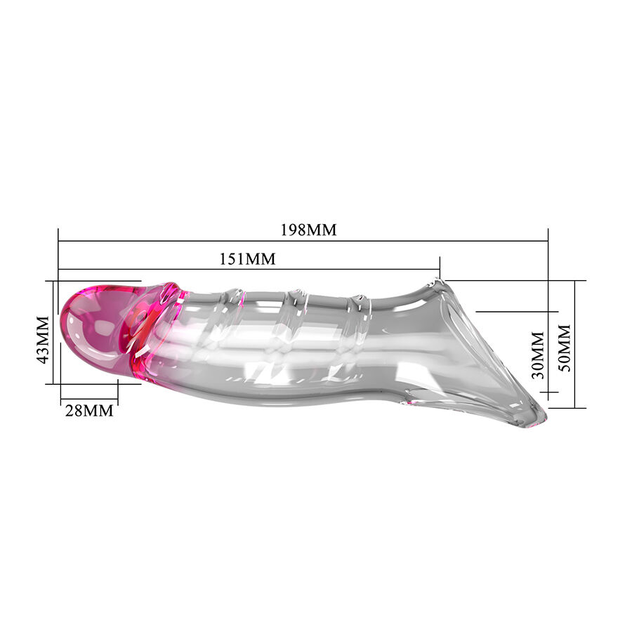 For Him-Darnell Penishülle Transparent-TPE-Effekt, still · Sextoys (Bild 6)