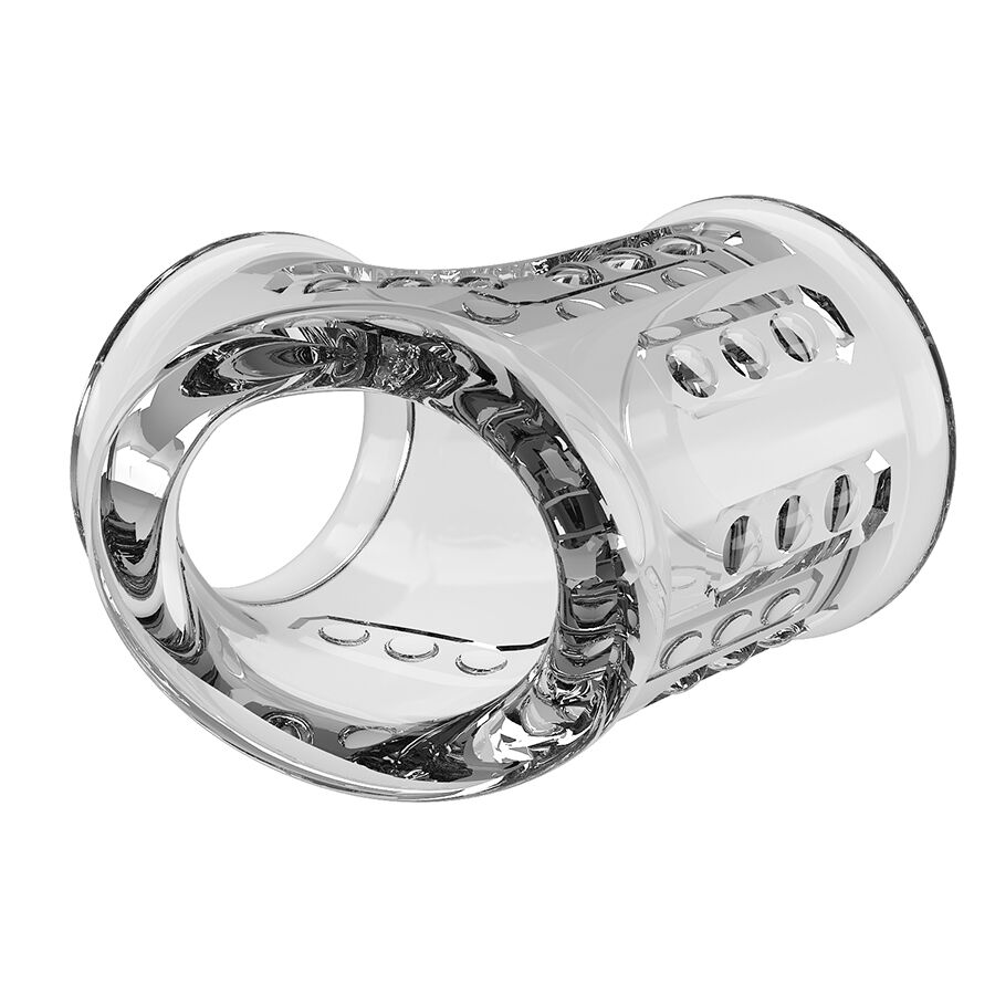 For Him-Penishülle Kurz Transparent für Penis-TPE, Wasserdicht · Sextoys