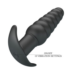 Anal Toys-Aeolis Analplug Vibrator-Silikon, 10 Geschwindigkeiten, Stille · Sextoys (Bild 5)
