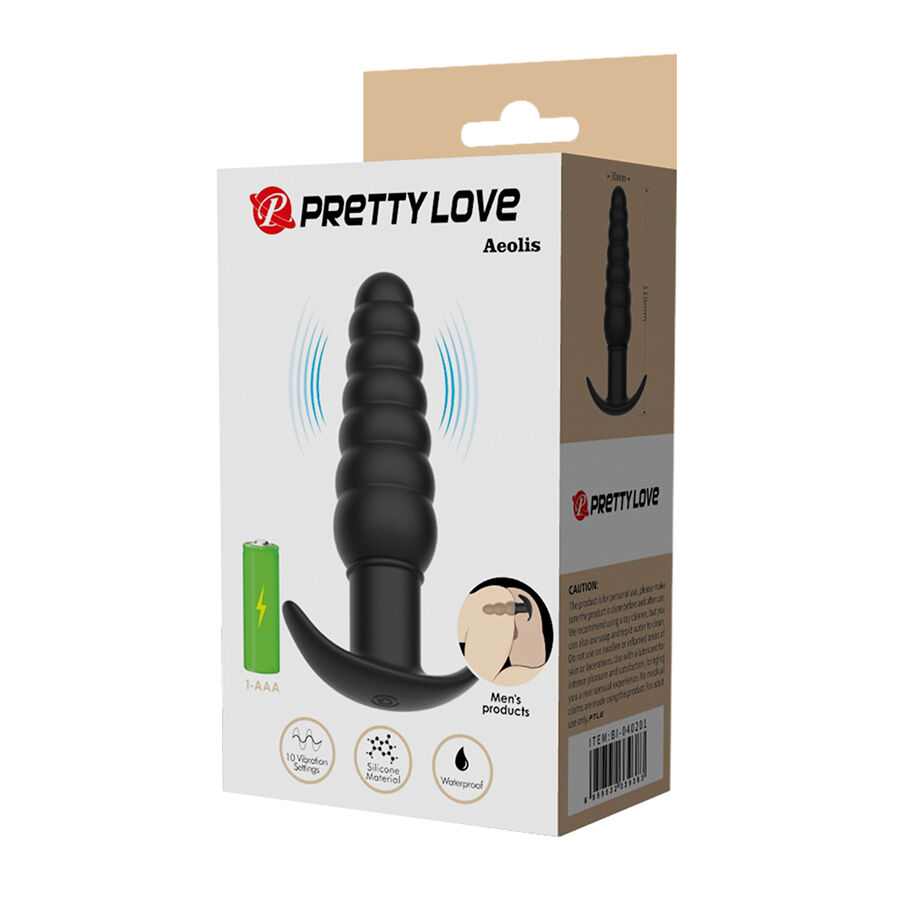 Anal Toys-Aeolis Analplug Vibrator-Silikon, 10 Geschwindigkeiten, Stille · Sextoys (Bild 9)