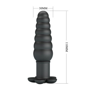 Anal Toys-Imron Analplug Vibrante, 10 Modi, Schwarz-Silikon, 10 · Sextoys (Bild 4)