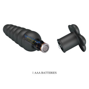 Anal Toys-Imron Analplug Vibrante, 10 Modi, Schwarz-Silikon, 10 · Sextoys (Bild 10)