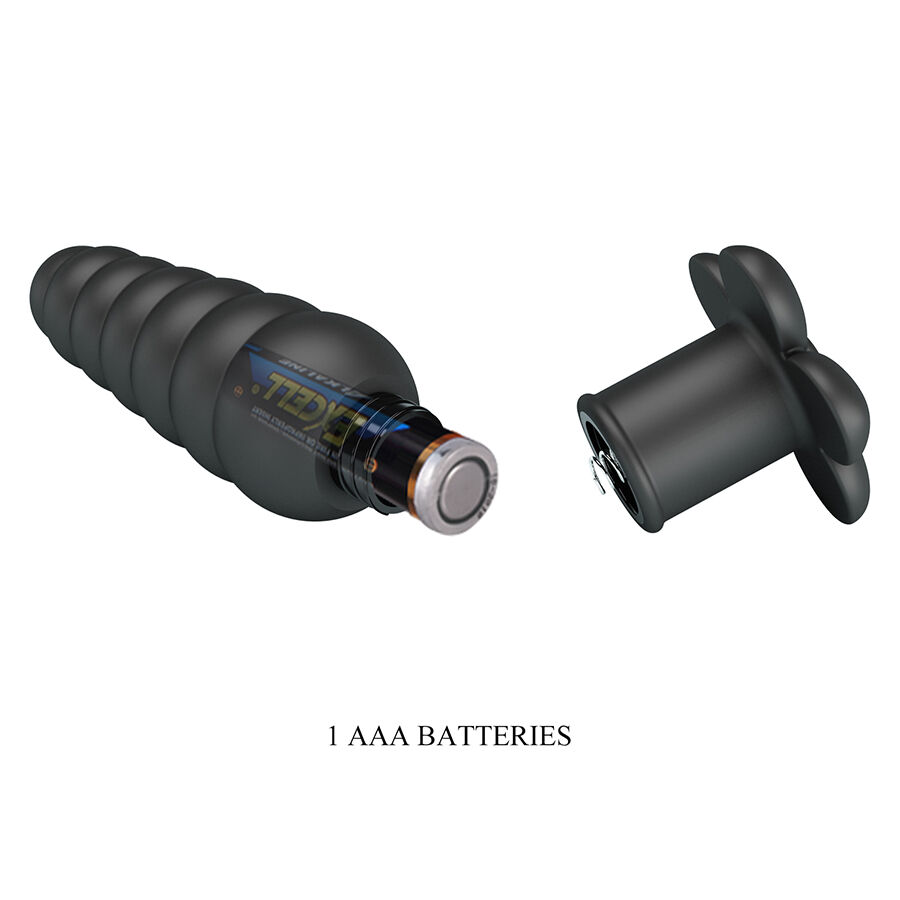 Anal Toys-Imron Analplug Vibrante, 10 Modi, Schwarz-Silikon, 10 · Sextoys (Bild 10)