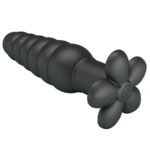 Anal Toys-Imron Analplug Vibrante, 10 Modi, Schwarz-Silikon, 10 · Sextoys
