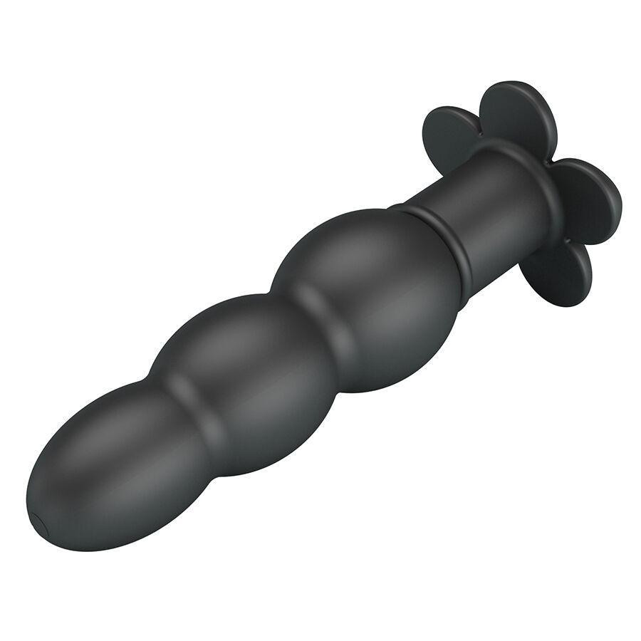 Anal Toys-Pretty Love Jadier Analplug Vibrante, Schwarz-Silikon · Sextoys (Bild 2)