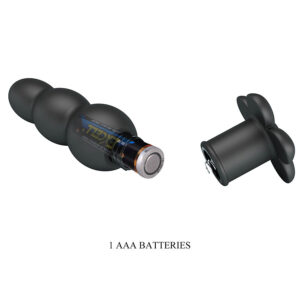 Anal Toys-Pretty Love Jadier Analplug Vibrante, Schwarz-Silikon · Sextoys (Bild 6)