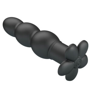 Anal Toys-Pretty Love Jadier Analplug Vibrante, Schwarz-Silikon · Sextoys