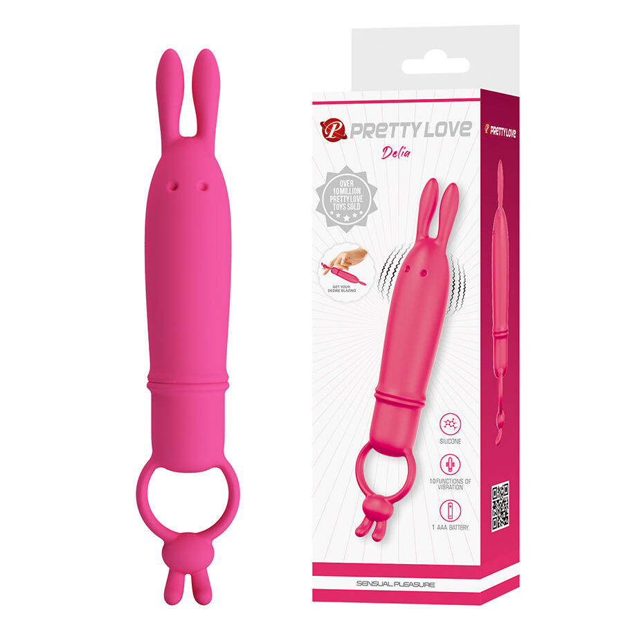 For Him-Delia Rabbit Vibrator mit Widerstandsring-Silikon, 10 · Vibratoren (Bild 9)