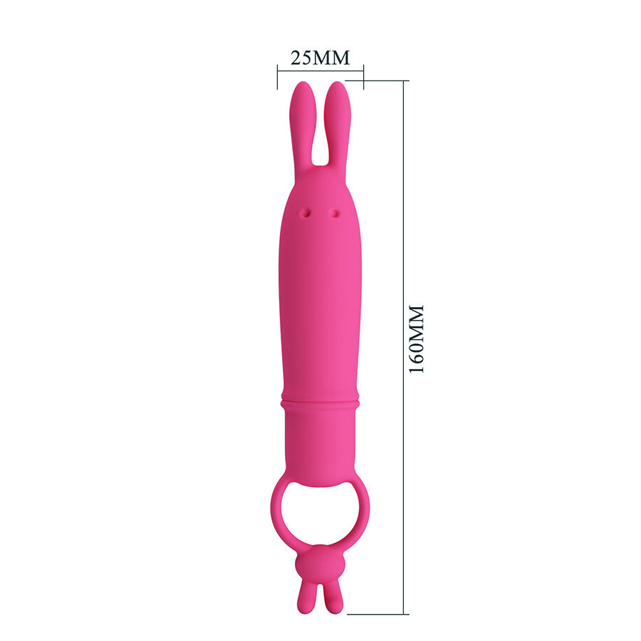 For Him-Delia Rabbit Vibrator mit Widerstandsring-Silikon, 10 · Vibratoren (Bild 3)