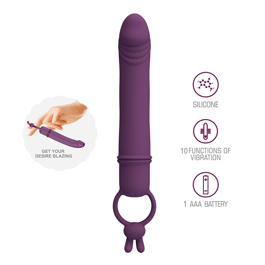 For Him-Kora Vibrator Penisform mit Ring · Vibratoren (Bild 8)