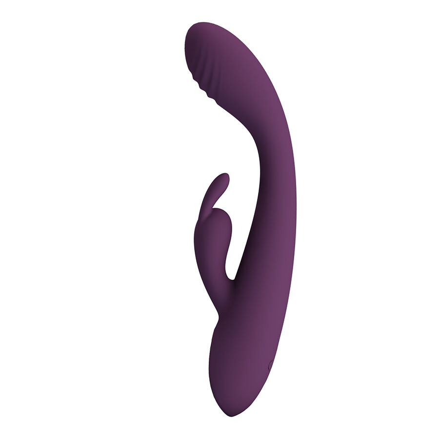 High Tech-Emma Rabbit Violett Vibrator mit Stimulator-Silikon, 10