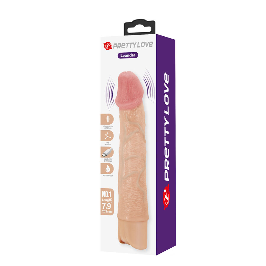 Fun Toys-Leander Vibrator Realistic Flexible, Usb-c · Vibratoren (Bild 8)
