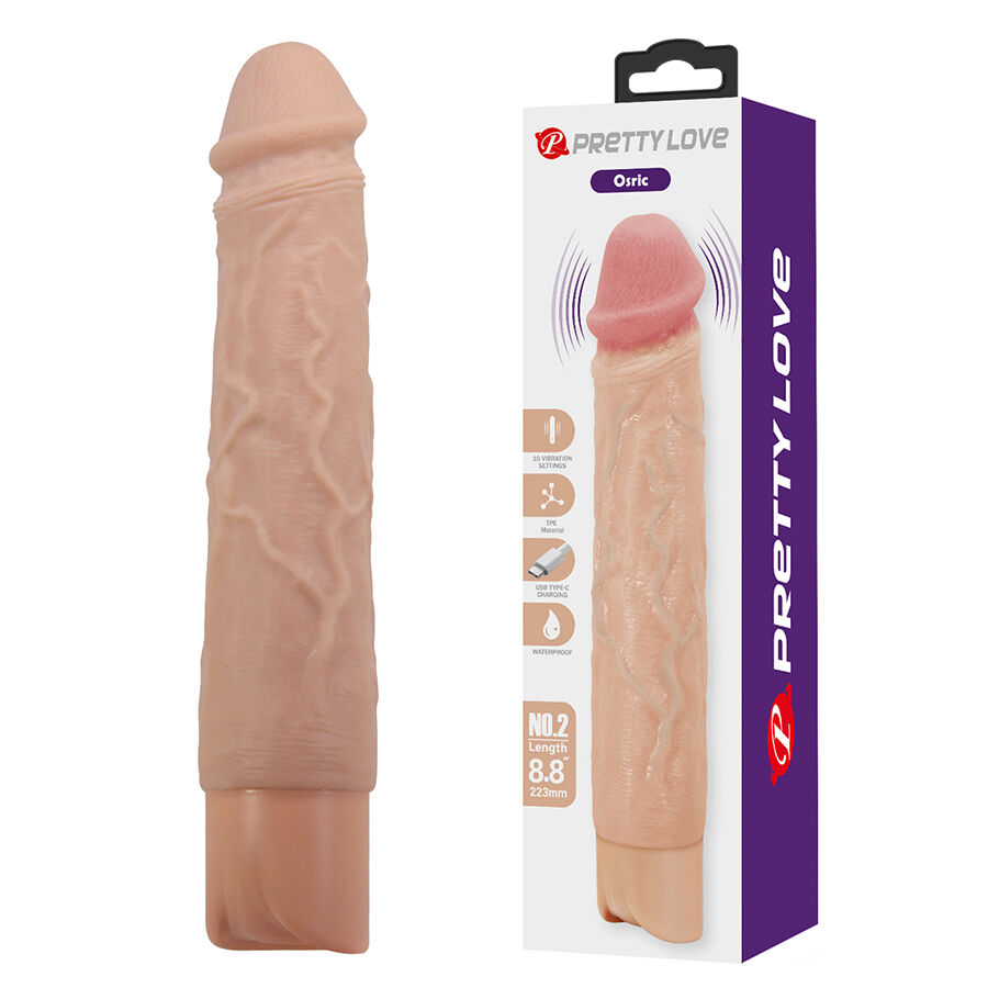 Fun Toys-Osric Vibrator Realistisch Flexibel-10 Geschwindigkeiten, Wiederaufladbar · Vibratoren (Bild 5)