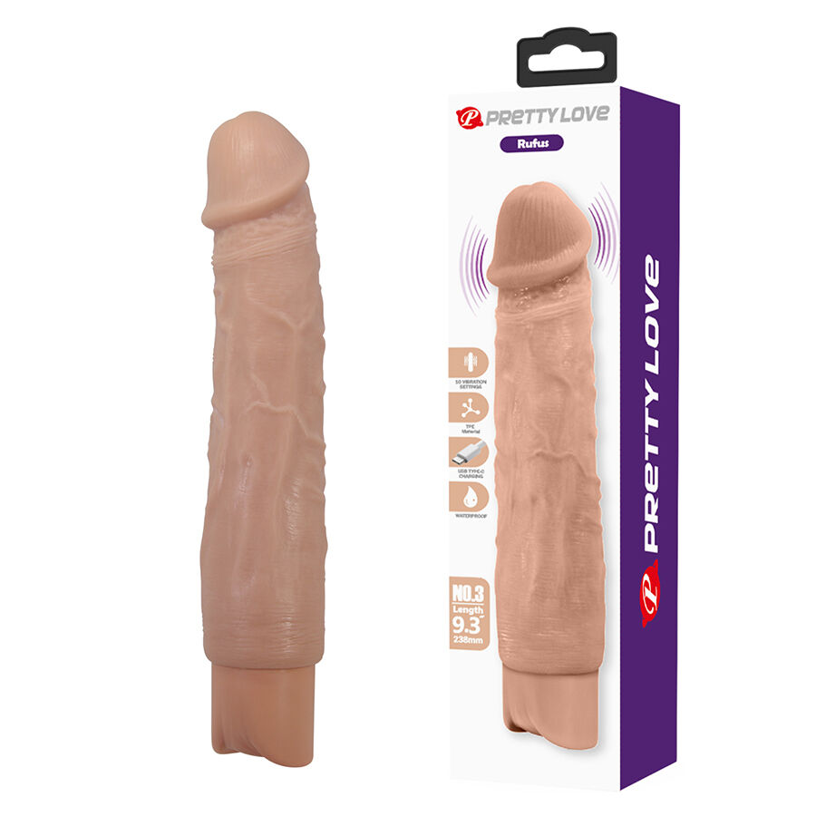 Fun Toys-Rufus Vibrator Realistisch Flexibel, Wiederaufladbar Usb-c-10 · Vibratoren (Bild 9)