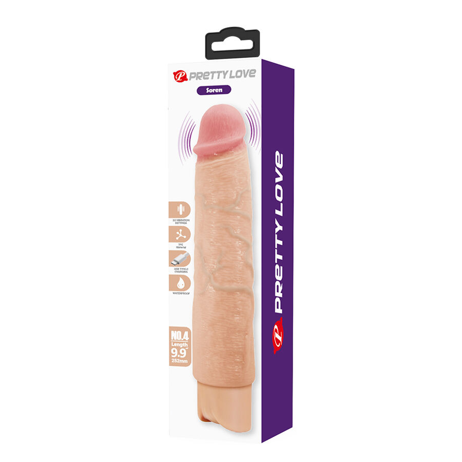 Fun Toys-Soren Vibrator Realistisch Flexibel-10 Geschwindigkeiten, Wiederaufladbar · Vibratoren (Bild 8)
