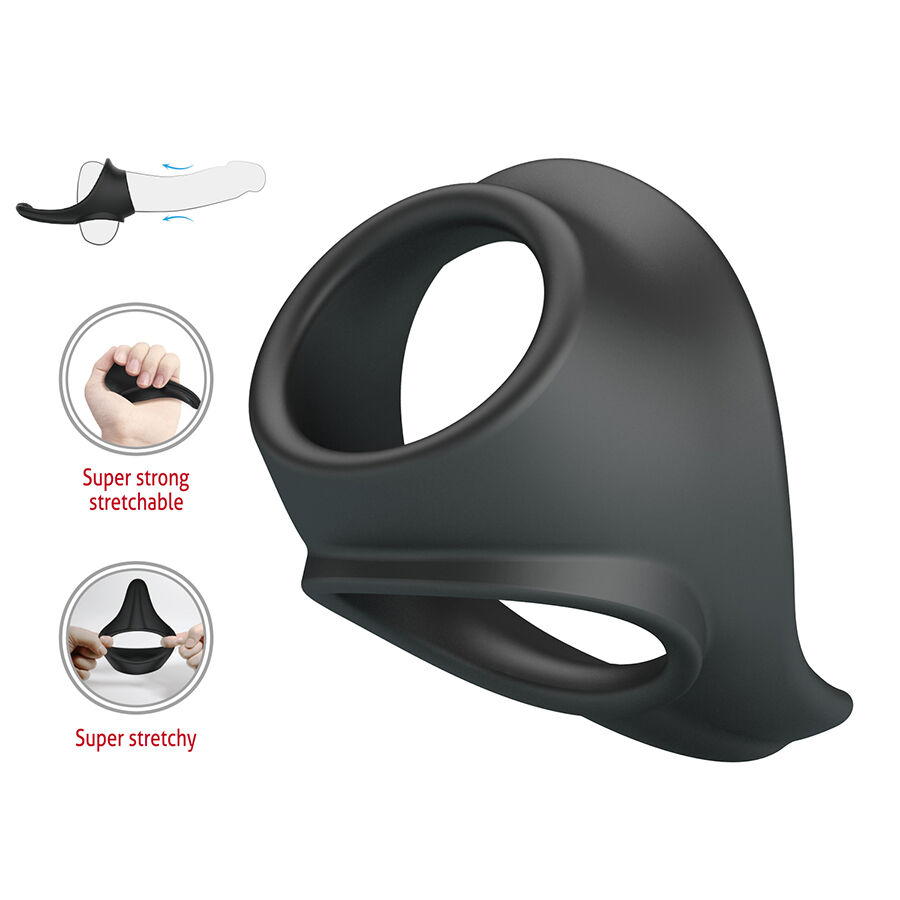 Crazy Bull-Penisring Ergonomisch mit Perineal-Silikon-Stimulation · Sextoys (Bild 6)