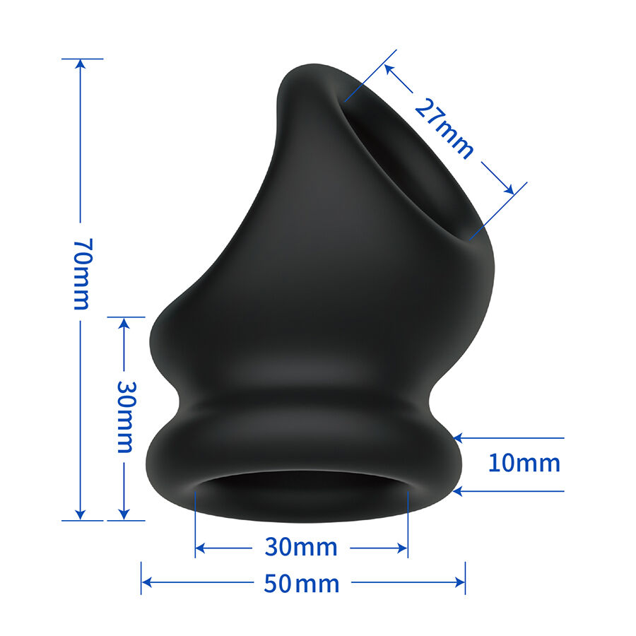 Crazy Bull-Oberon Ring Unterstützung für Penis und Testicoli-Silikon · Sextoys (Bild 3)