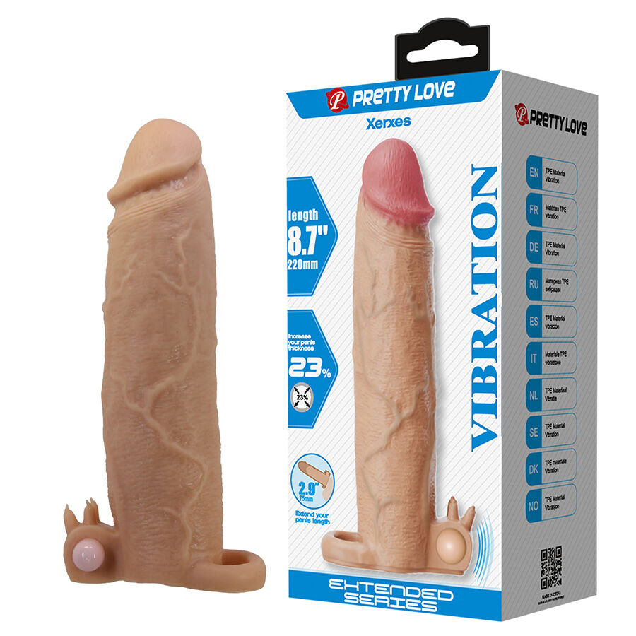 For Him-Xerxes Penishülle mit Stimulator Klitoris und · Sextoys (Bild 8)