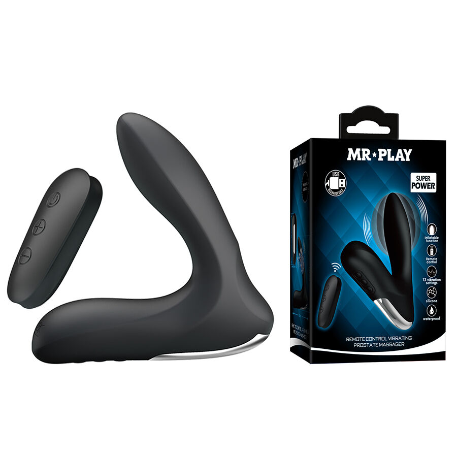 Mr Play-Prostatamassage mit Vibration und Fernbedienung-Silikon, 12 · Sextoys (Bild 9)