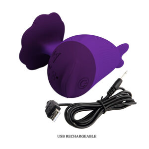 Fun Toys-Dolphin Mini Vibrator mit Clip-Silikon, 7 Geschwindigkeiten · Vibratoren (Bild 3)