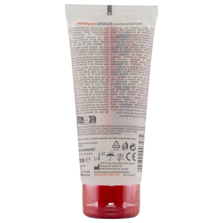 Hot-Anal Superglide Gleitgel auf Wasserbasis mit Wirkung · Kosmetika & Aphrodisiaka (Bild 2)