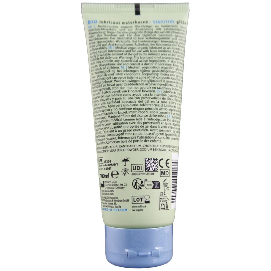 Hot-Gleitgel Bio Wasserbasis Sensitive 100 ml · Kosmetika & Aphrodisiaka (Bild 2)