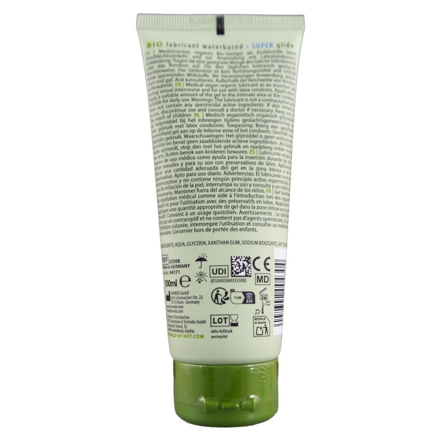 Hot-Gleitgel Bio auf Wasserbasis 100 ml · Kosmetika & Aphrodisiaka (Bild 2)