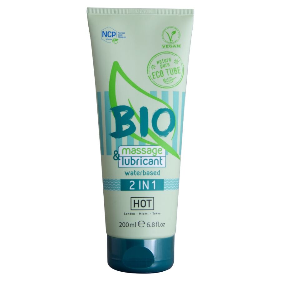 Hot-Bio Gel Massage und Gleitgel Wasser Basis 2 in 1 200 ml · Kosmetika & Aphrodisiaka
