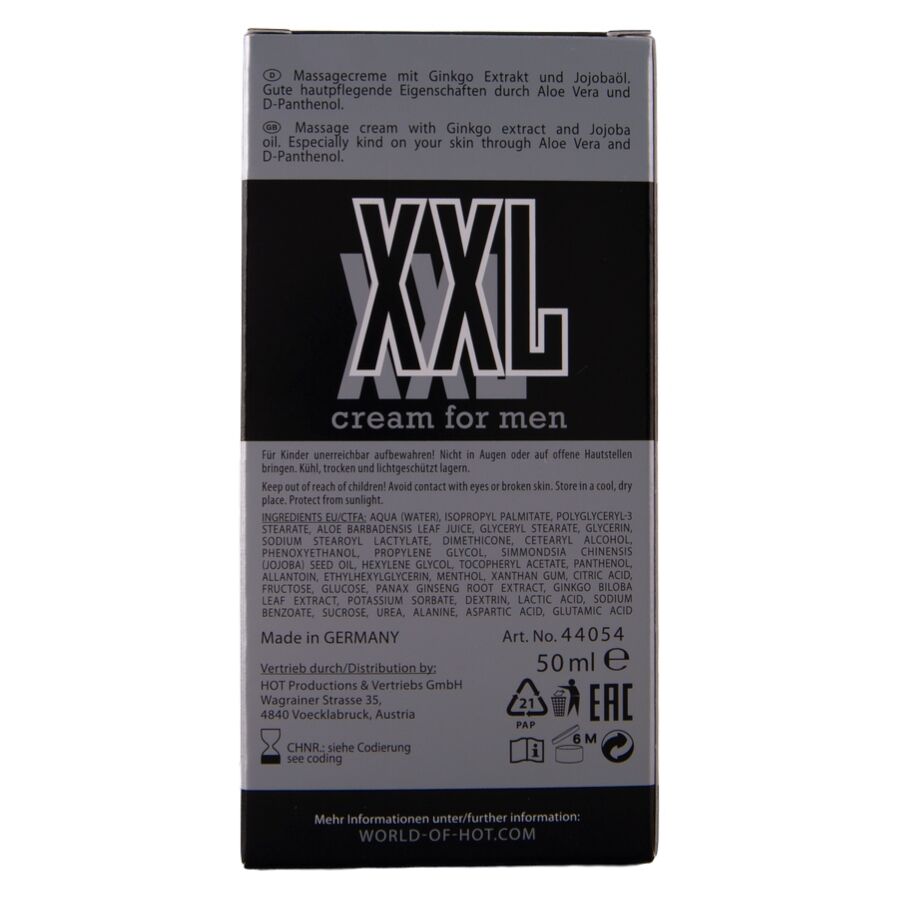 Hot-Xxl Creme für Männer 50 ml · Kosmetika & Aphrodisiaka (Bild 4)