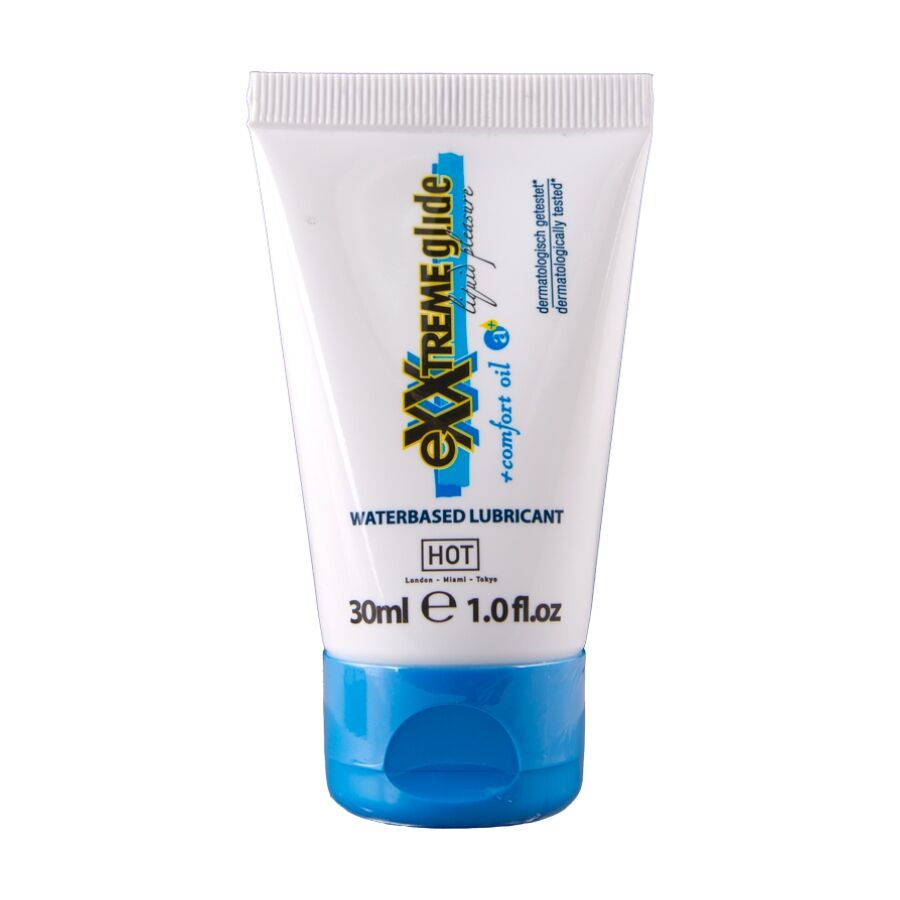 Hot-Exxtreme Glide Gleitgel auf Wasserbasis + Comfort Oil A+ 30 ml