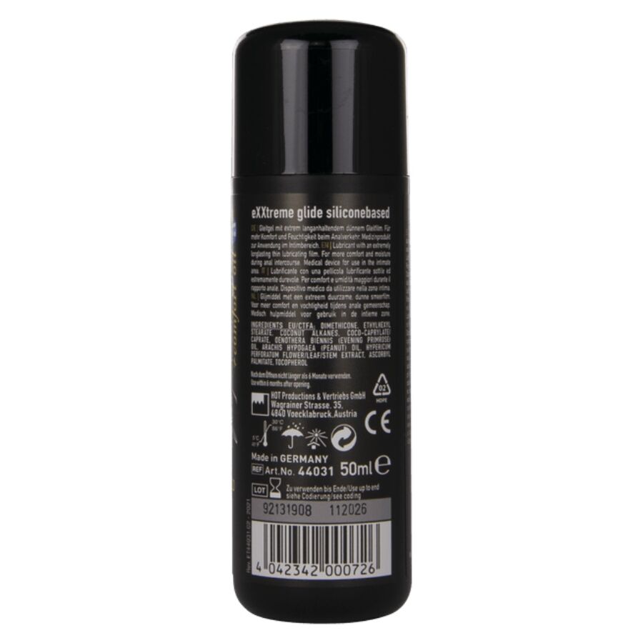 Hot-Extreme Glide Gleitgel Silikon Base + Komfort Oil-50 ml · Kosmetika & Aphrodisiaka (Bild 2)