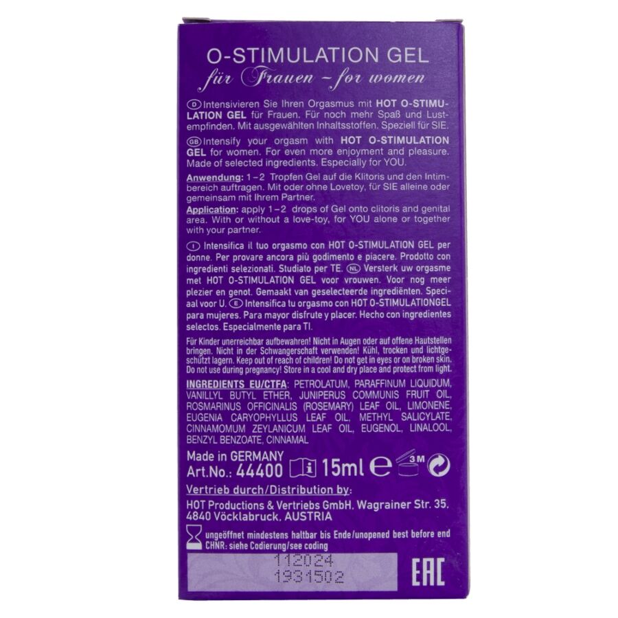 Hot-O-stimulation Gel für Frauen 15 ml · Kosmetika & Aphrodisiaka (Bild 5)