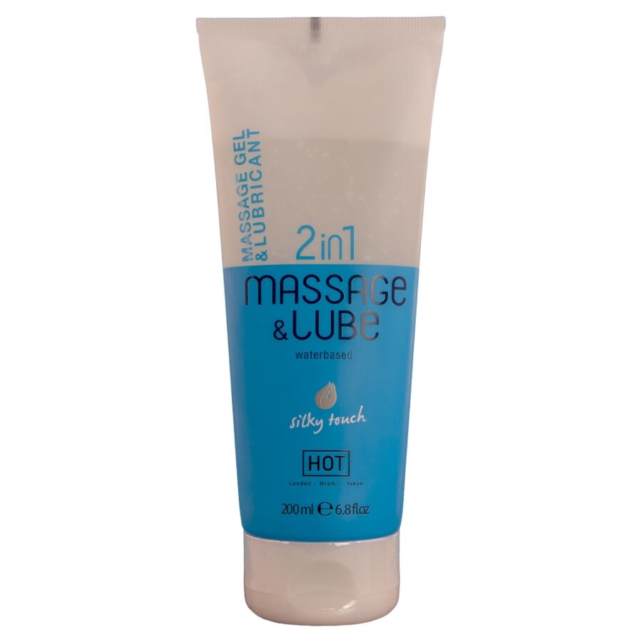 Hot-Massagegel und Gleitgel 2in1 Silky Touch-200 ml · Kosmetika & Aphrodisiaka