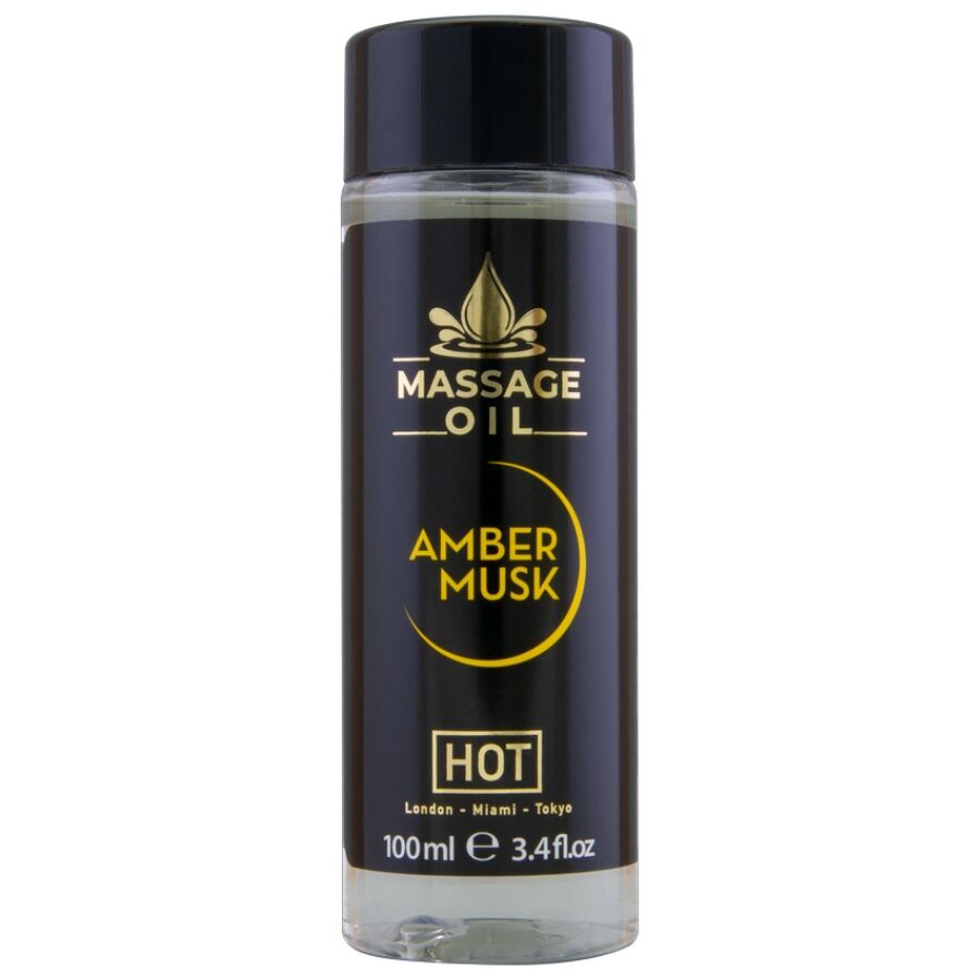 Hot-Massageöl Amber & Musk-100 ml · Kosmetika & Aphrodisiaka