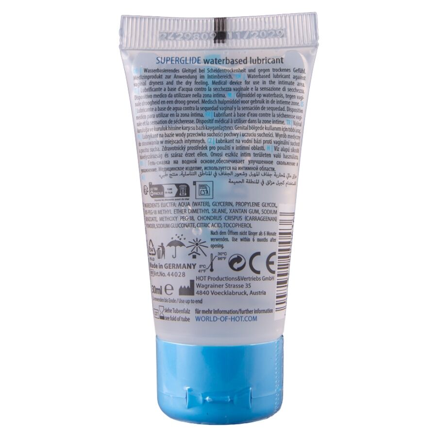 Hot-Superglide Liquid Pleasure Gleitgel auf Wasserbasis, 30 ml · Kosmetika & Aphrodisiaka (Bild 2)