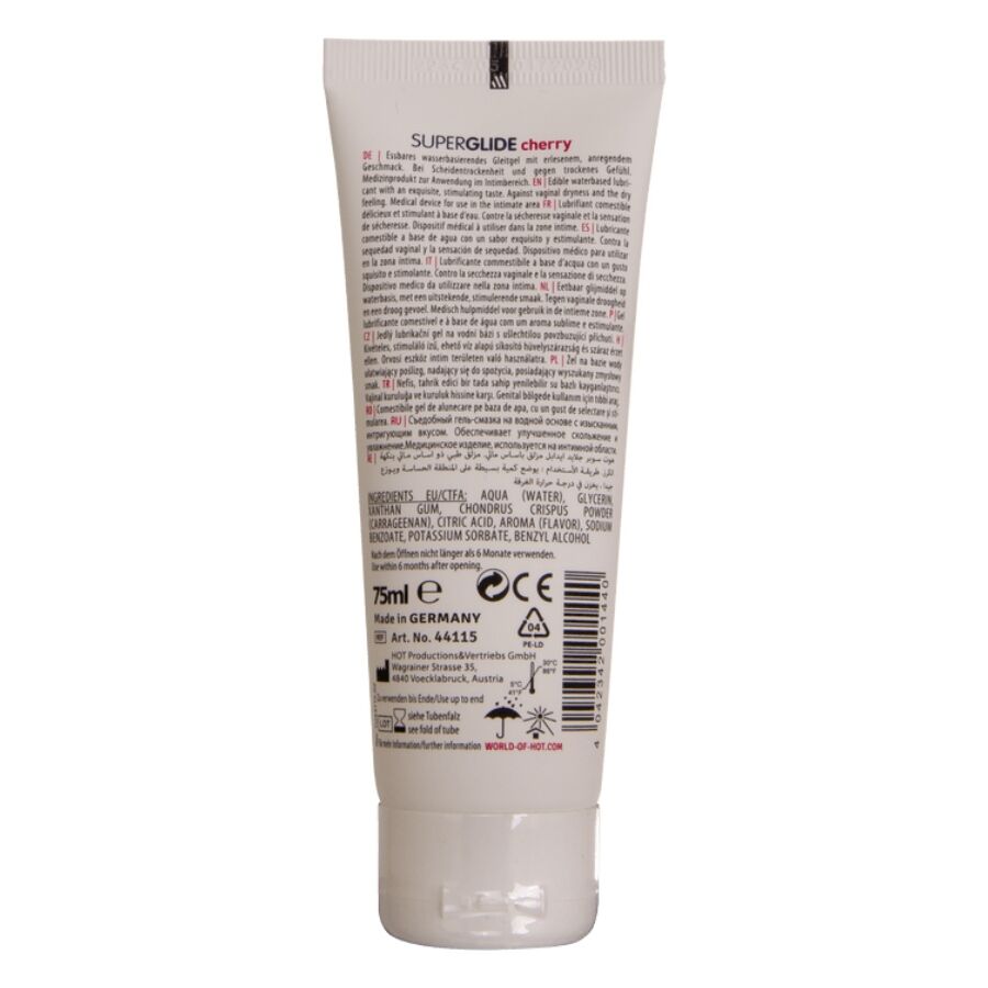 Hot-Superglide Gleitgel Conditionable auf Wasserbasis Kirsche 75 ml · Kosmetika & Aphrodisiaka (Bild 2)