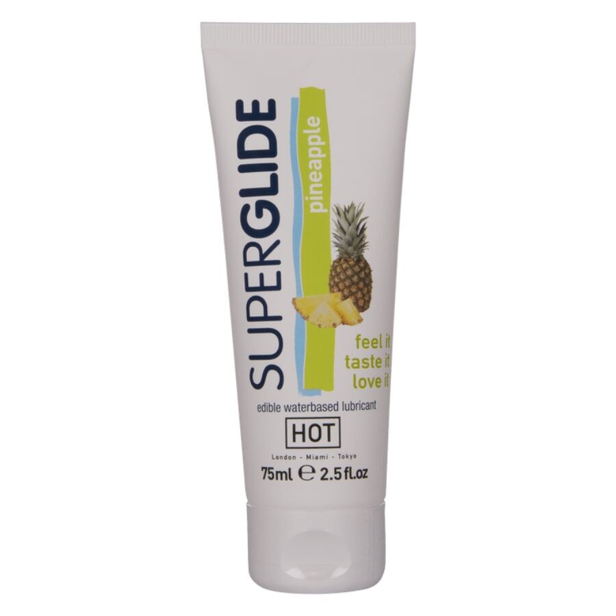 Hot-Superglide Essbares Gleitgel auf Wasserbasis Ananas 75 ml