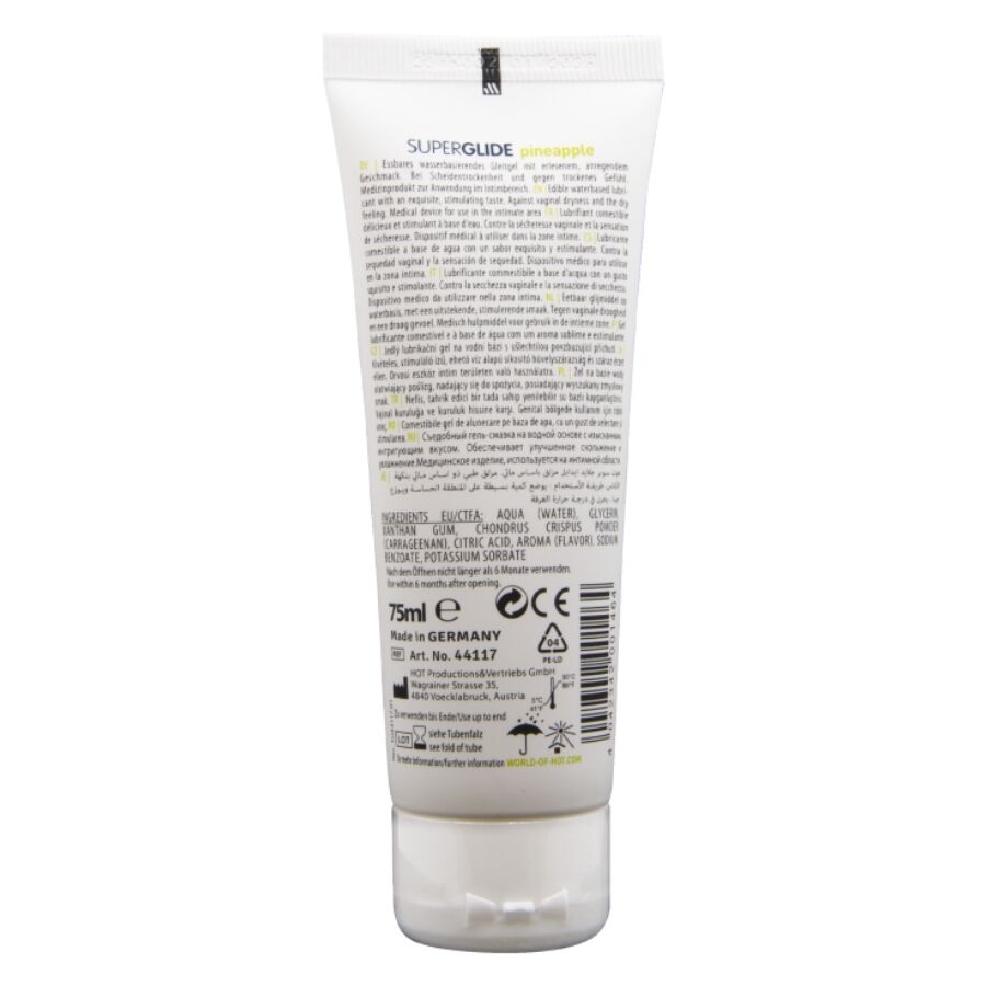 Hot-Superglide Gleitgel Wasserbehandelbar Ananas 75 ml · Kosmetika & Aphrodisiaka (Bild 2)