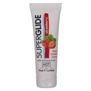 Hot-Superglide Gleitgel essbare Wasser, Erdbeeren, 75 · Kosmetika & Aphrodisiaka