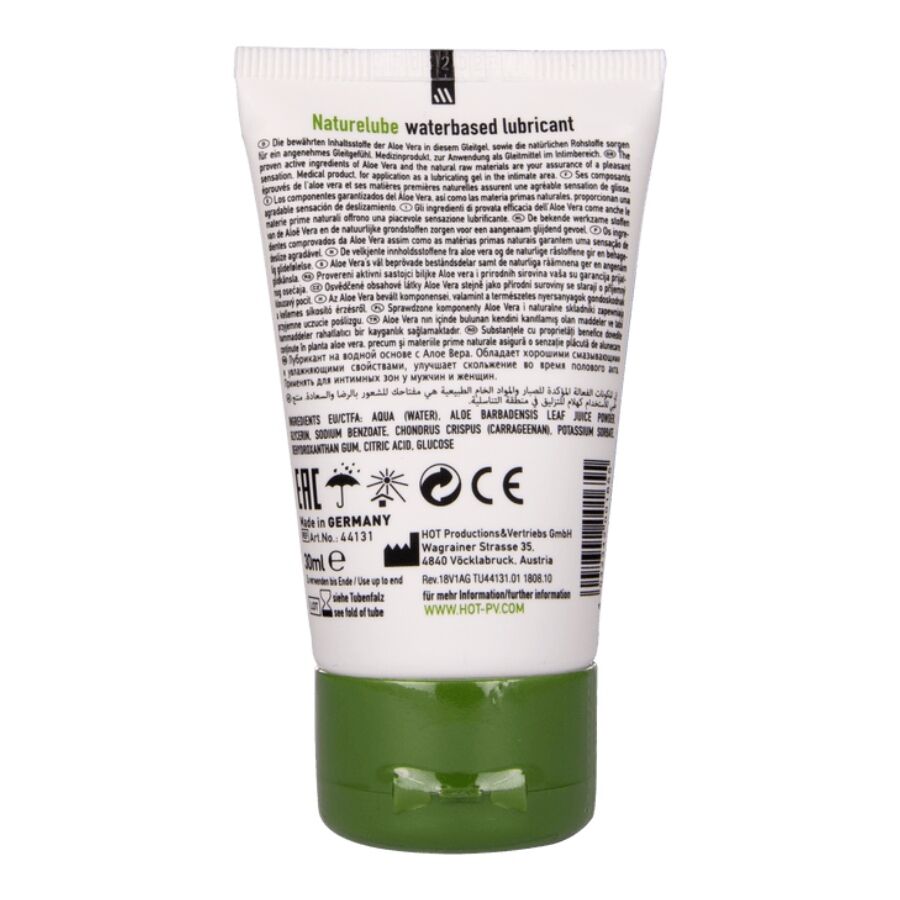 Hot-Nature Lube auf Wasserbasis Aloe Vera 30 ml · Kosmetika & Aphrodisiaka (Bild 2)