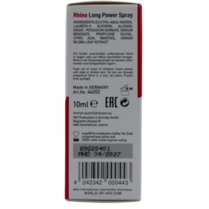 Hot-Rhino Long Power Spray 10 ml · Kosmetika & Aphrodisiaka (Bild 5)