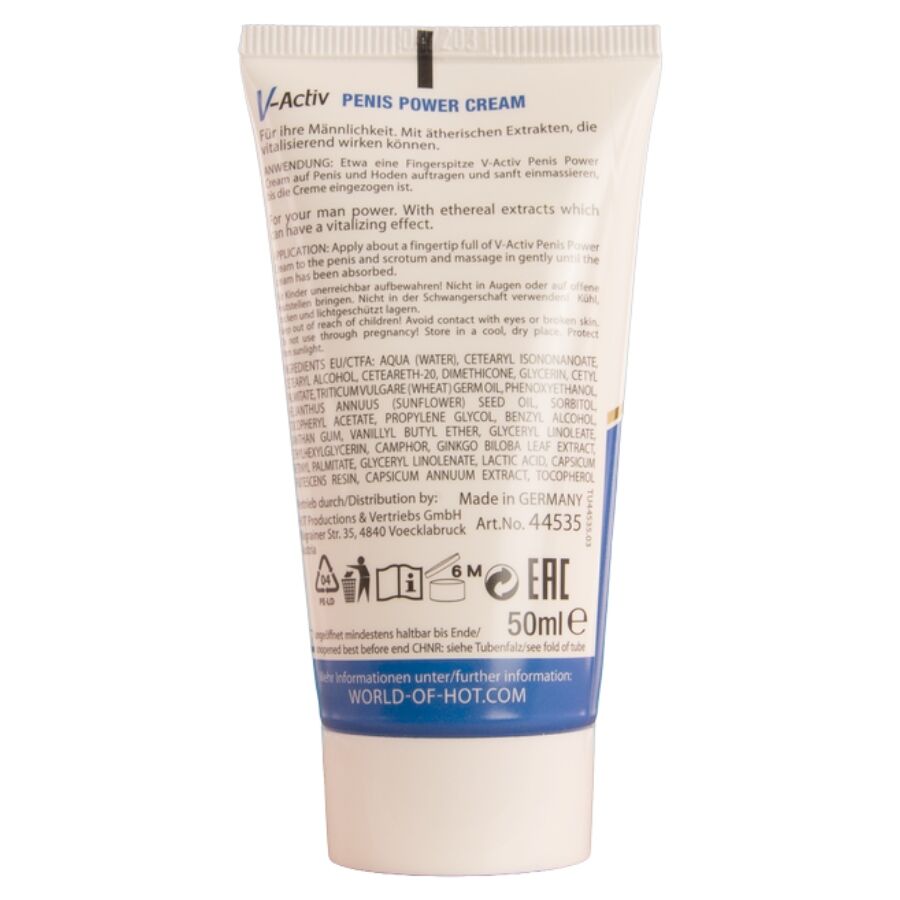 Hot-V-aktiv Penis Power Creme für Männer 50 ml · Kosmetika & Aphrodisiaka (Bild 7)