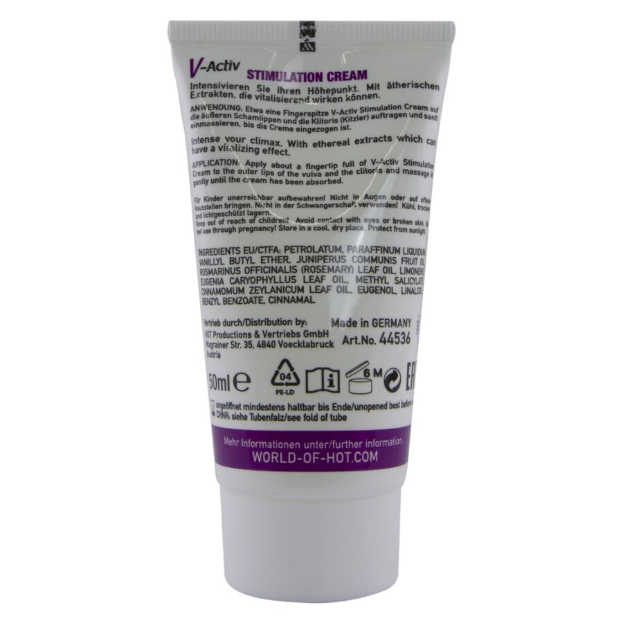 Hot-V-aktive stimulierend Creme für Frauen 50 ml · Kosmetika & Aphrodisiaka (Bild 4)