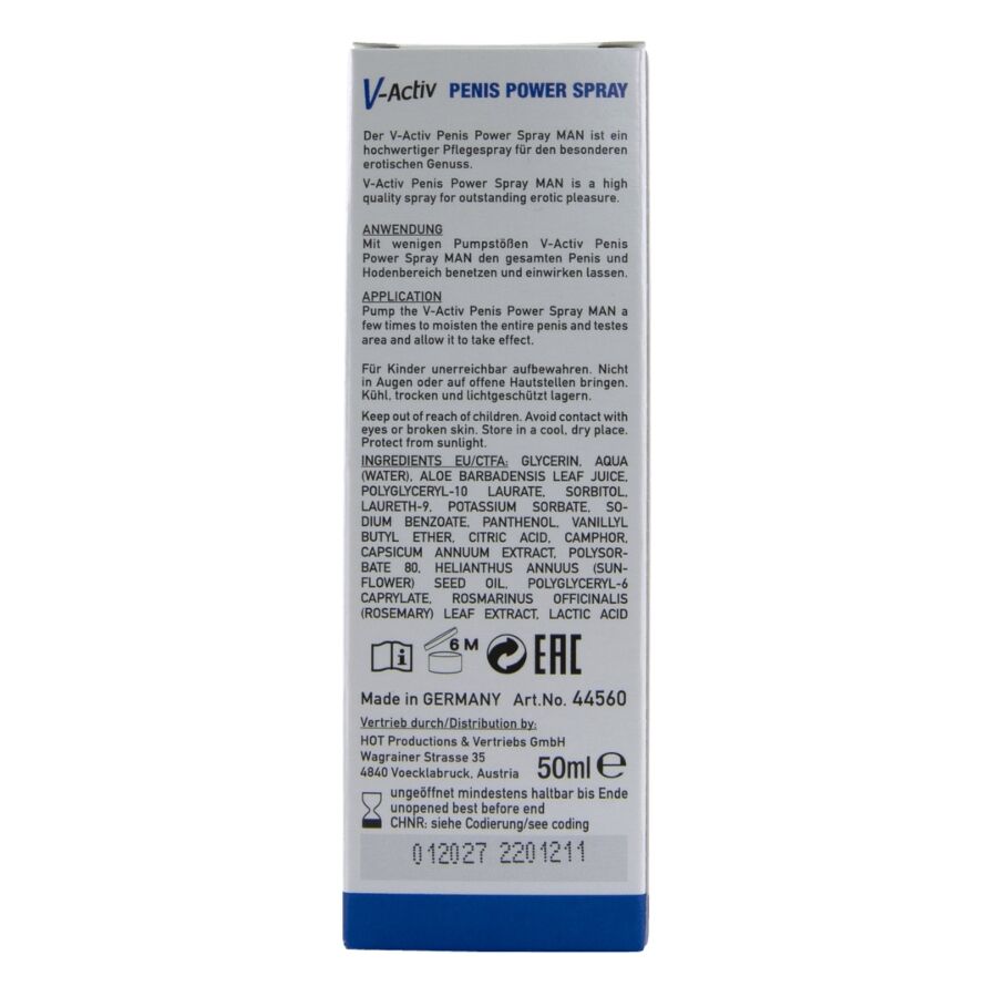 Hot-V-activ Penis Power Spray for Men 50 ml · Kosmetika & Aphrodisiaka (Bild 6)